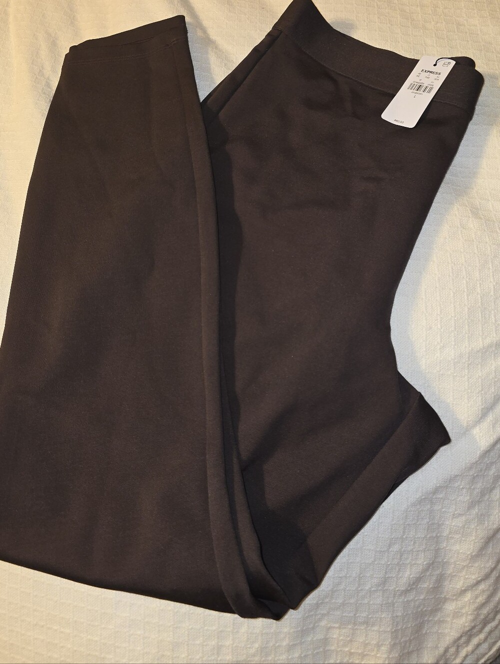 NWT - Express Brown Knit COLUMIST PANT PULL ON- Sleek Everyday Staple
